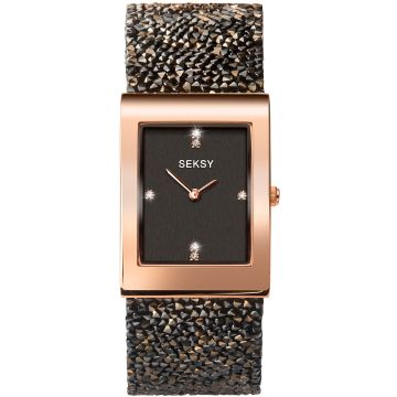 Дамски часовник Seksy Rocks Swarovski Crystals - S-2653.37