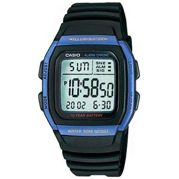 Мъжки дигитален часовник Casio - Casio Collection - W-96H-2AVDF
