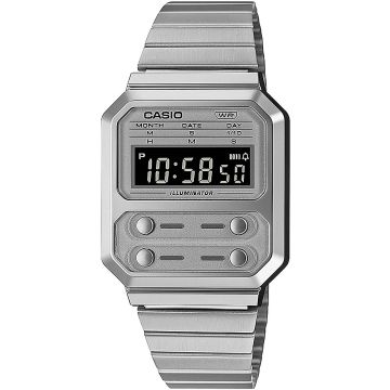 Мъжки дигитален часовник Casio Vintage - A100WE-7BEF