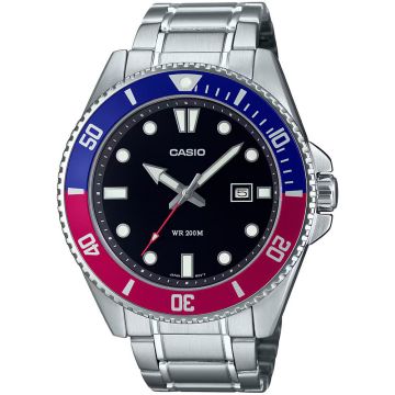 Мъжки аналогов часовник Casio Diving - MDV-107D-1A3VDF