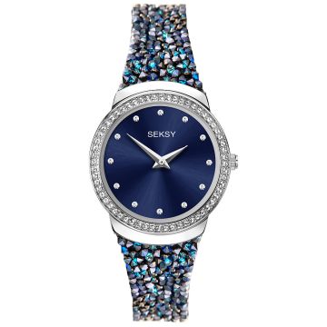 Дамски часовник Seksy Rocks Swarovski Crystals - S-40040.37