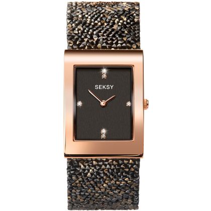 Дамски часовник Seksy Rocks Swarovski Crystals - S-2653.37