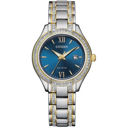 Дамски аналогов часовник Citizen Eco-Drive Silhouette Crystal - FE1234-50L