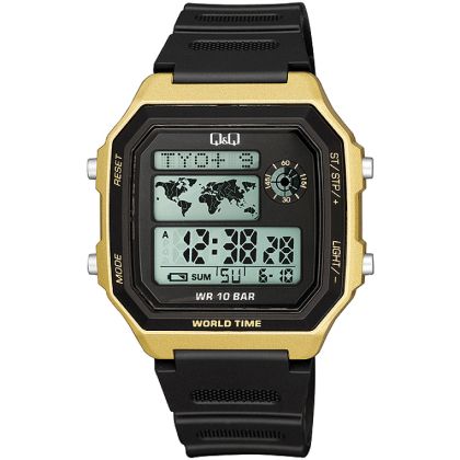 Мъжки дигитален часовник Q&Q World Time - M196J004Y
