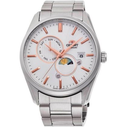 Мъжки автоматичен часовник Orient Classic Automatic Sun and Moon - RA-AK0306S