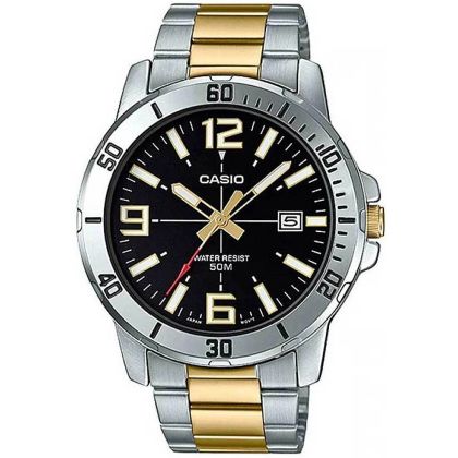 Мъжки аналогов часовник Casio - Casio Collection - MTP-VD01SG-1BVUDF