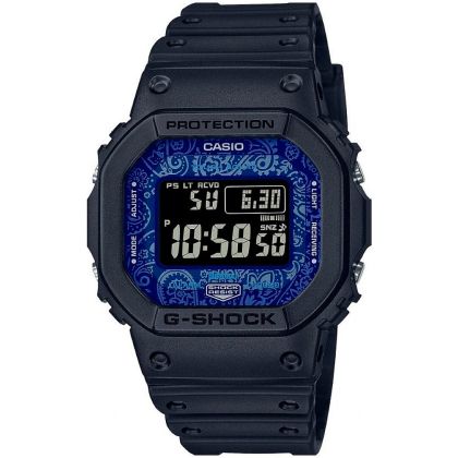 Мъжки часовник Casio G-Shock Blue Paisley Bluetooth Solar - GW-B5600BP-1ER