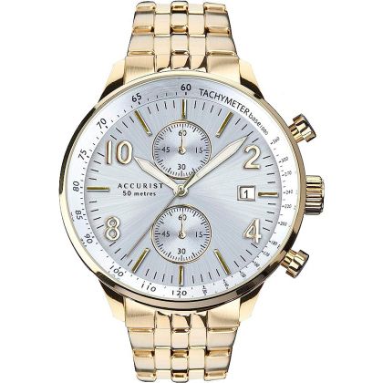 Мъжки аналогов часовник Accurist Chronograph - A-7377