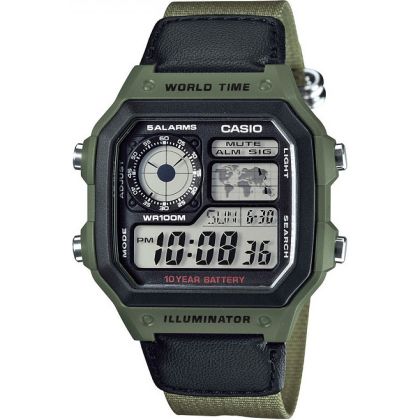 Мъжки часовник Casio - AE-1200WHB-3BVDF