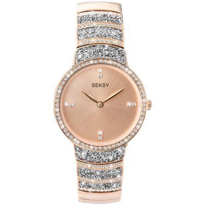 Дамски часовник Seksy Rocks Swarovski Crystals - S-2745.37