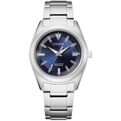 Дамски аналогов часовник Citizen Eco-Drive Titanium - FE6150-85L