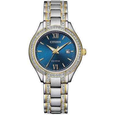 Дамски аналогов часовник Citizen Eco-Drive Silhouette Crystal - FE1234-50L