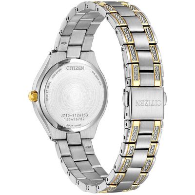 Дамски аналогов часовник Citizen Eco-Drive Silhouette Crystal - FE1234-50L