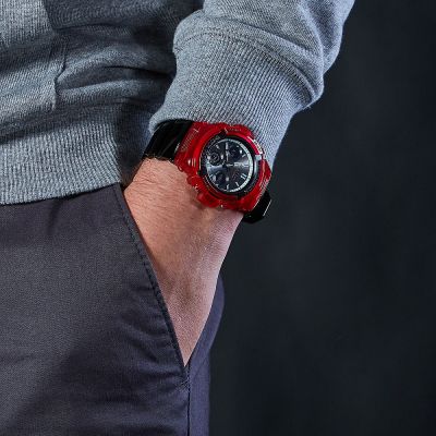 Мъжки часовник CASIO G-SHOCK WAVE CEPTOR SOLAR - AWG-M100SRB-4AER
