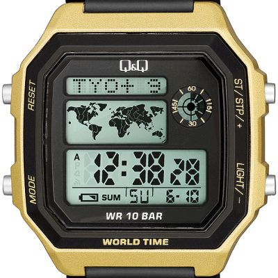 Мъжки дигитален часовник Q&Q World Time - M196J004Y