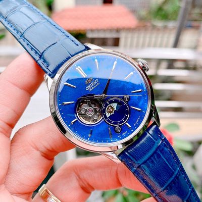 Мъжки автоматичен часовник Orient Classic Sun and Moon - RA-AS0103A