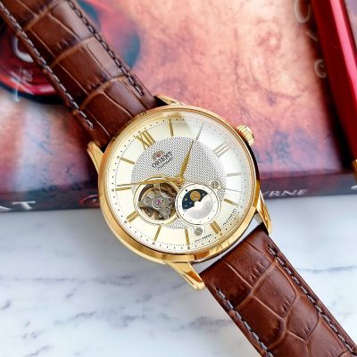 Мъжки автоматичен часовник Orient Classic Sun and Moon - RA-AS0010S