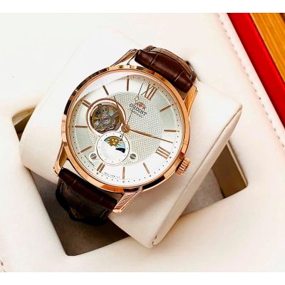 Мъжки автоматичен часовник Orient Classic Sun and Moon - RA-AS0009S