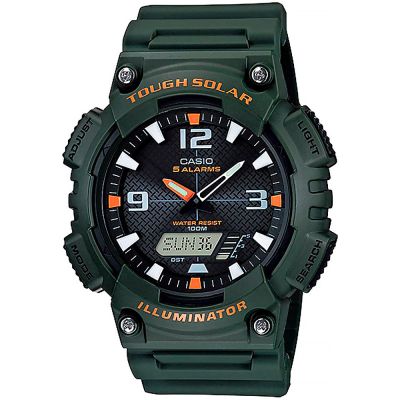 Мъжки дигитален часовник Casio Solar - Casio Collection - AQ-S810W-3AVDF