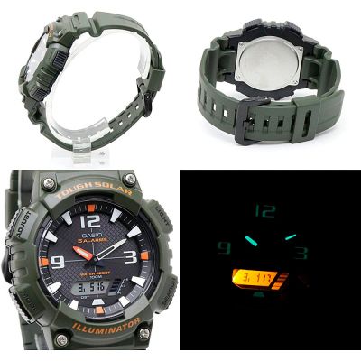 Мъжки дигитален часовник Casio Solar - Casio Collection - AQ-S810W-3AVDF