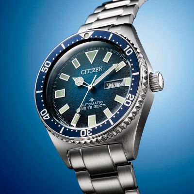 Мъжки часовник Citizen Automatic Diver Challenge - NY0129-58LE