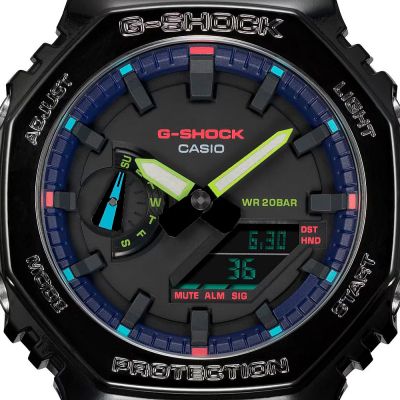 Мъжки часовник Casio G-Shock RGB Series - GA-2100RGB-1AER