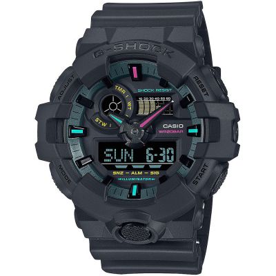 Мъжки часовник Casio G-Shock Multi-Fluorescent Accents - GA-700MF-1AER