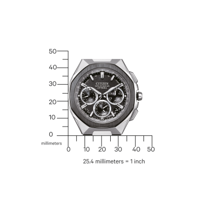 Мъжки часовник Citizen Eco-Drive GPS Satellite Radio Super titanium - CC4104-53E