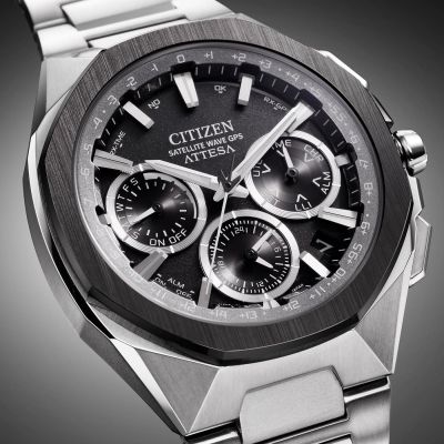 Мъжки часовник Citizen Eco-Drive GPS Satellite Radio Super titanium - CC4104-53E
