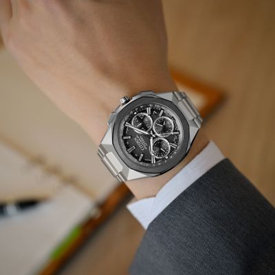 Мъжки часовник Citizen Eco-Drive GPS Satellite Radio Super titanium - CC4104-53E
