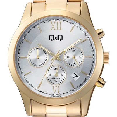 Дамски аналогов часовник Q&Q Dual-Time - C71A-005PY