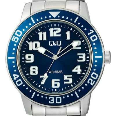 Мъжки аналогов часовник Q&Q - Q60B-002PY-LIQ