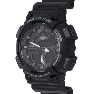 Мъжки дигитален часовник Casio - AEQ-110W-1BVDF-LIQ
