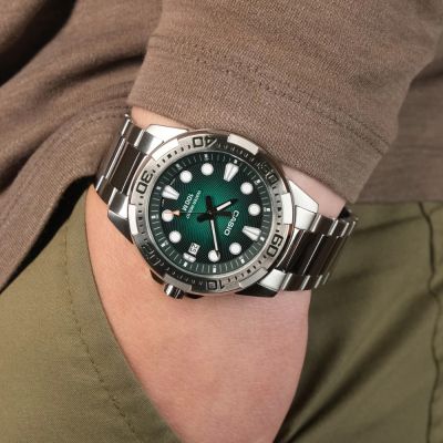 Мъжки аналогов часовник Casio - MTD-140D-3AVDF