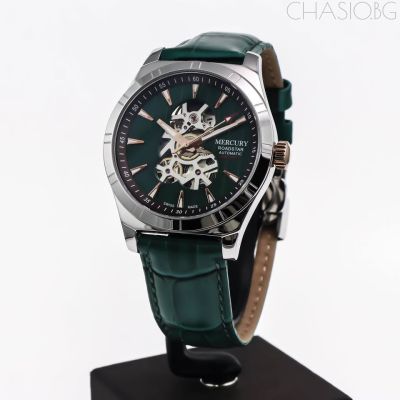 Автоматичен швейцарски часовник Mercury - Roadstar Skeleton Automatic Swiss Watch - MEA493SK-SRL-12