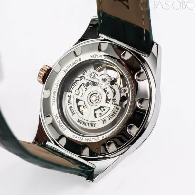 Автоматичен швейцарски часовник Mercury - Roadstar Skeleton Automatic Swiss Watch - MEA493SK-SRL-12